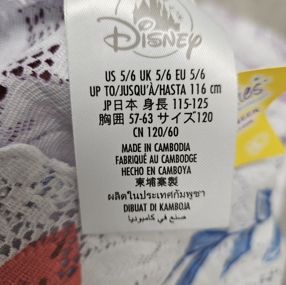 DISNEY Frozen 2 Cover-Up for Girls Size 5/6 by DISNEY STORE - Picture 4 of 5